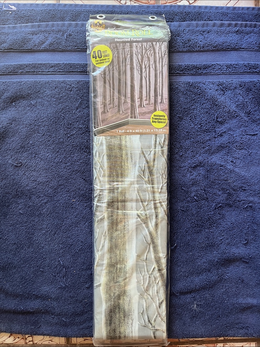 Haunted Forest Room Roll, Halloween Decor Spooky Trees